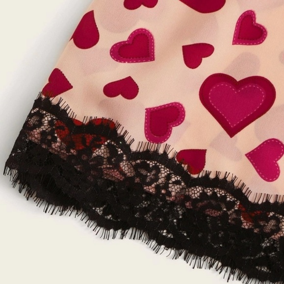 LAST 1! Heartbreaker Cami lacie lingerie babydoll - Picture 3 of 5